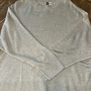 Gray Oversized Comfortable Sweater Sz XL H&M’s Line DIVIDED Excellent Condition